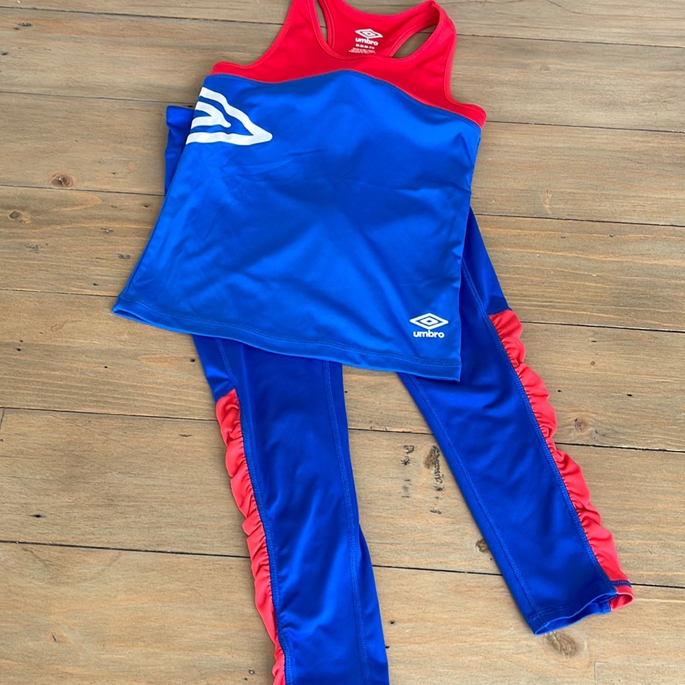 Matching umbro tank and leggings
